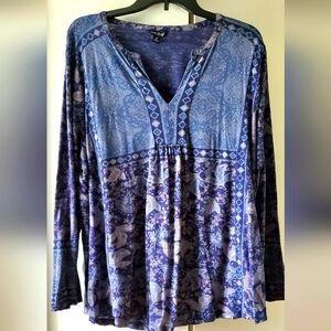 Lucky Brand light flowy long sleeve shirt